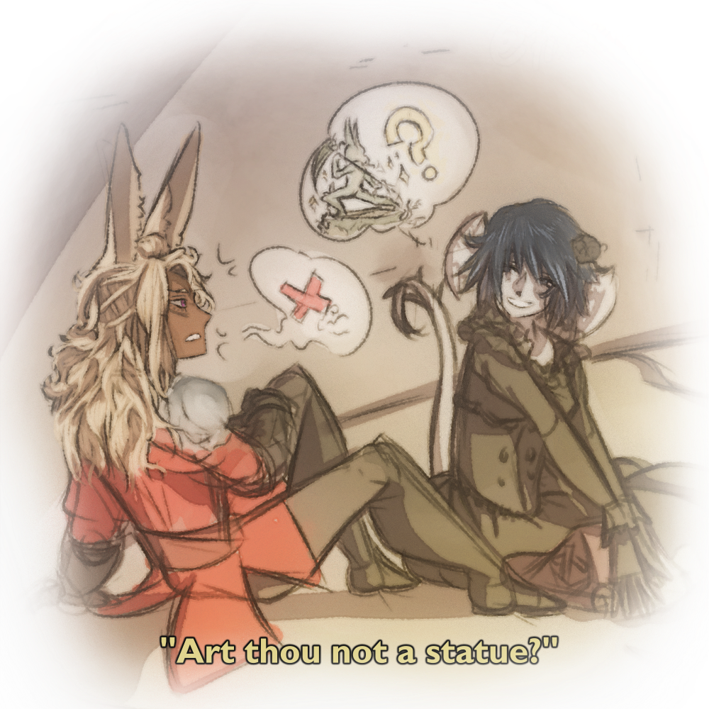 and the moon was low...