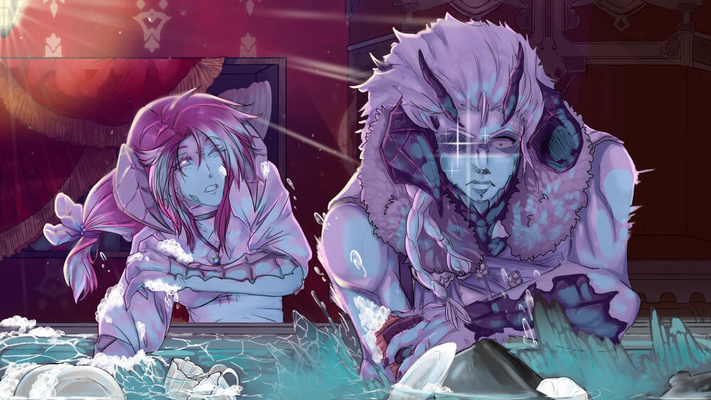 Then the light of the evergreen,